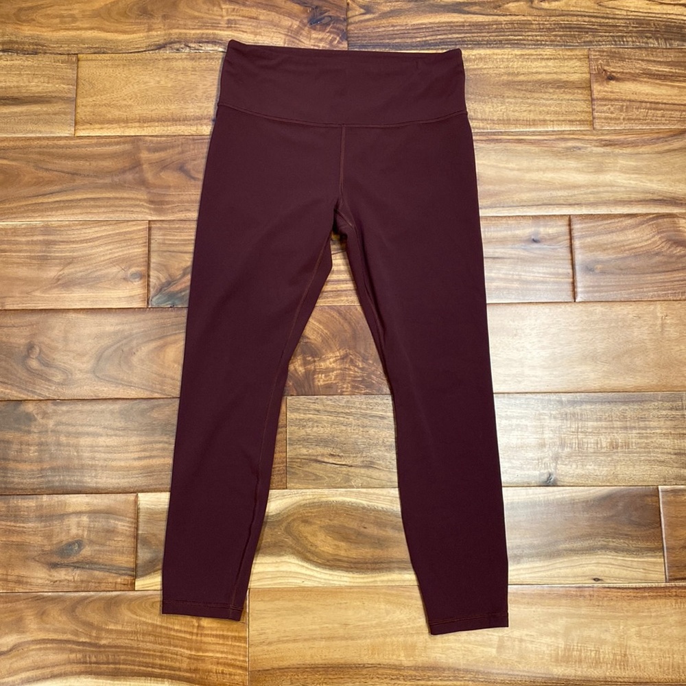 Athleta Elation 7/8 Tight - Dark Red - Medium